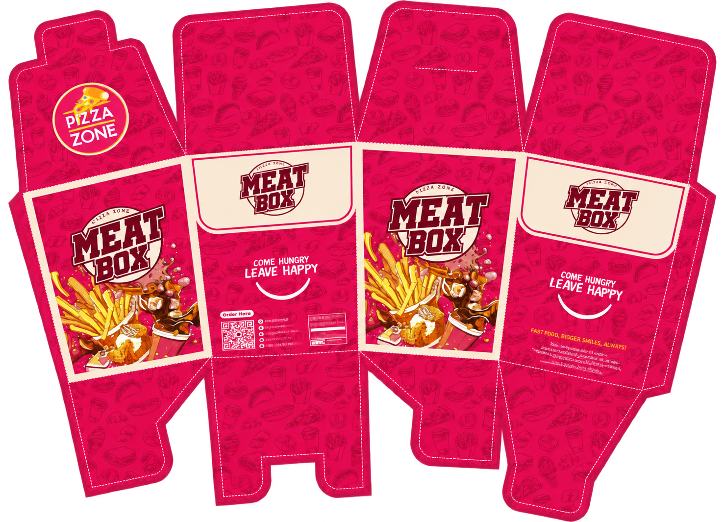 Custom Food Box Layout